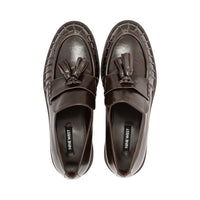 Gillaine Brown Crinkle Patent F26