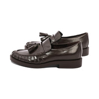 Gillaine Brown Crinkle Patent F26