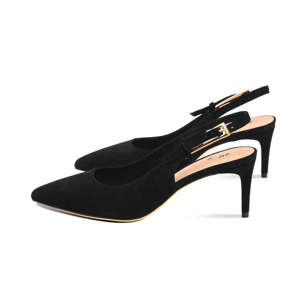 Giselle Black Suede F26