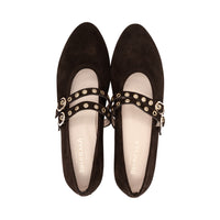 Glam Black Suede F26