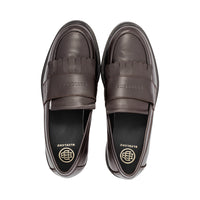 Halima Brown Leather F26
