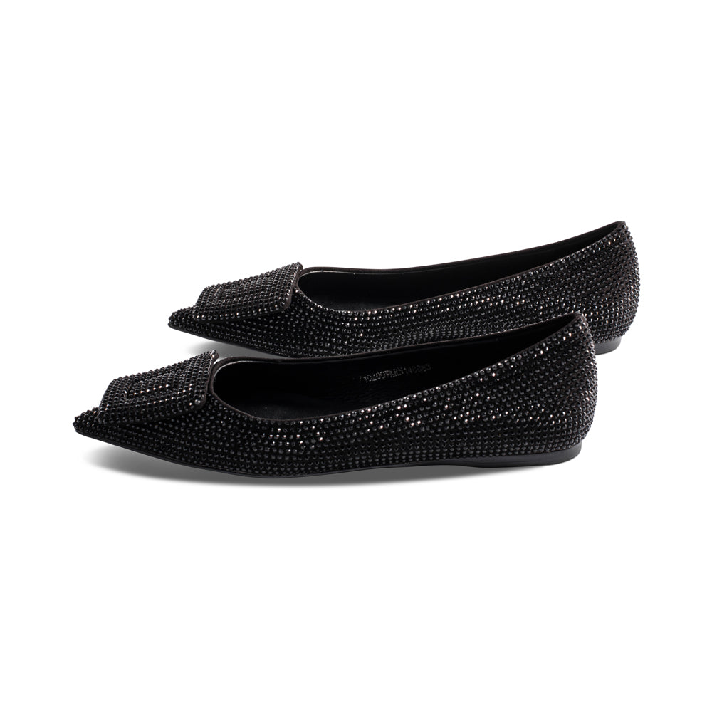 Hanover Black Leather / Black Stones F23