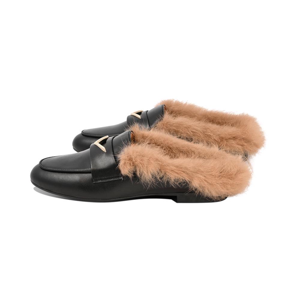 Heron Black Leather F26