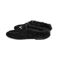 Heron Black Suede F26