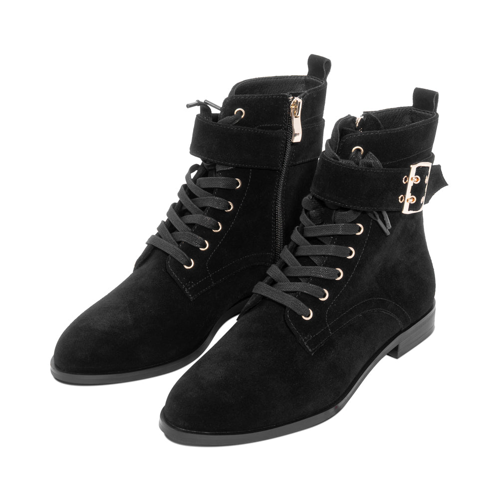Herra Black Suede F26