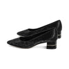 Hilly Black Shine Leather F25