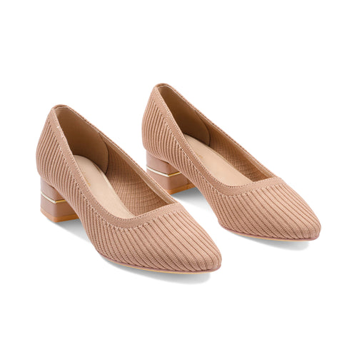 Hilly Taupe Ribbed Knit S25