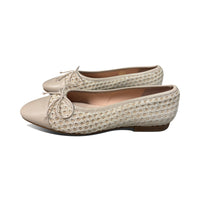 Tyree Nude Raffia / Leather S25