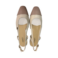 Tisha Nude / Cream Leather S25