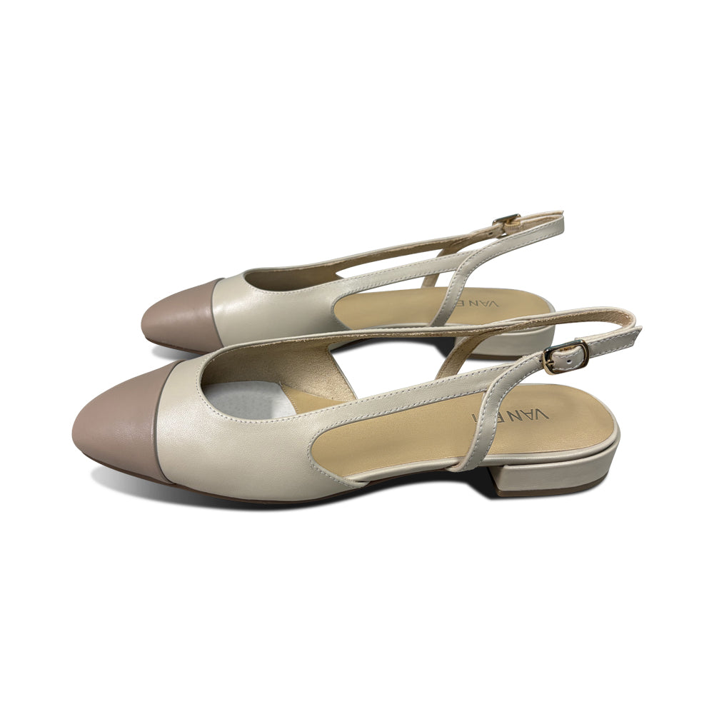Tisha Nude / Cream Leather S25