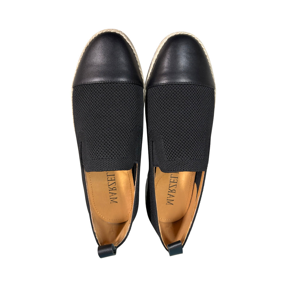 Trieste Black Flex Knit / Leather S25
