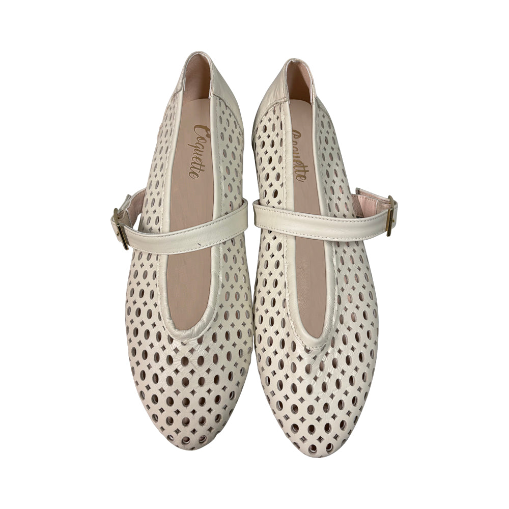 3091 Antique White Leather S25