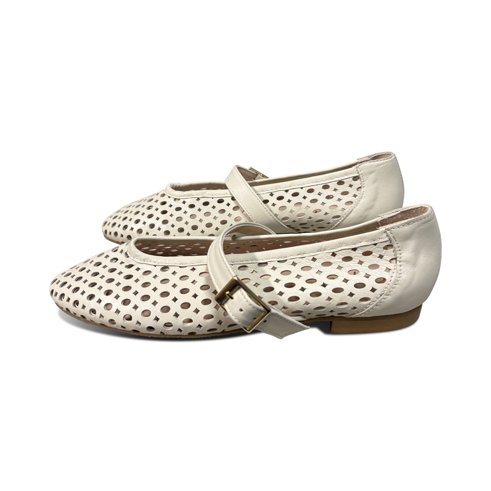 3091 Antique White Leather S25