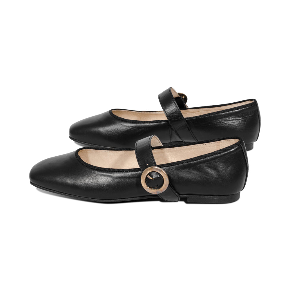 Irene Black Leather F25