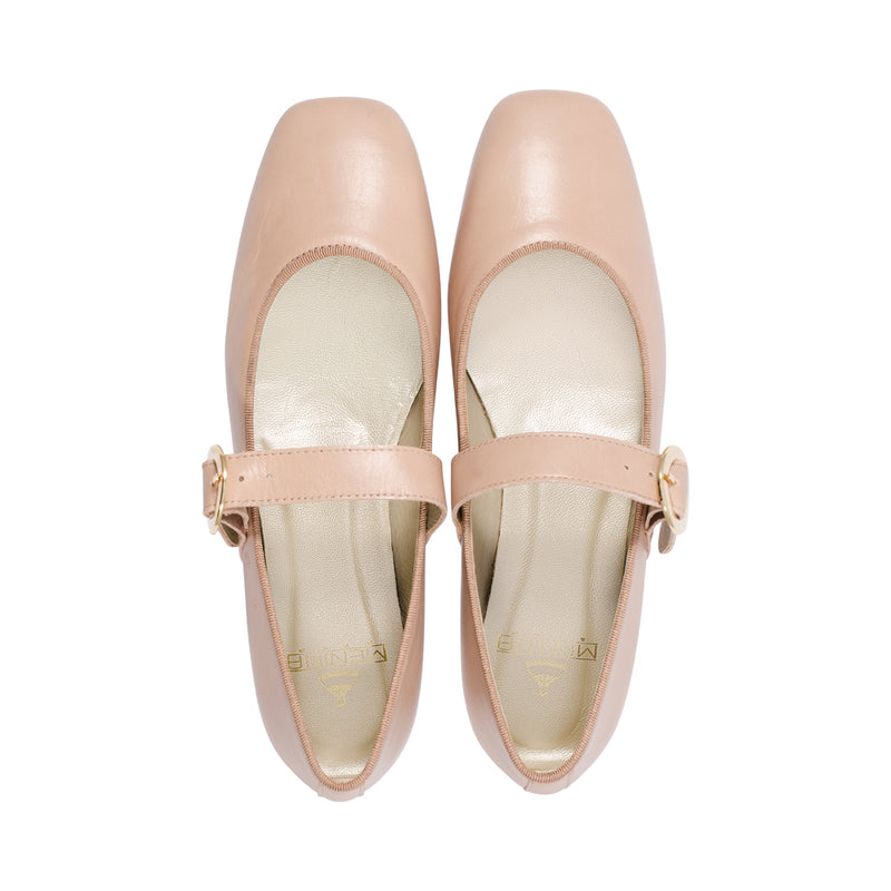 Irene Nude Leather S25