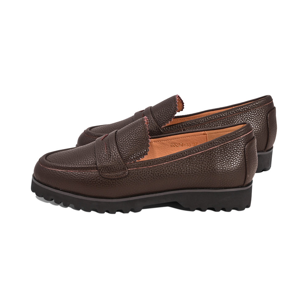 Irwin Dark Cocoa Pebble Leather F26