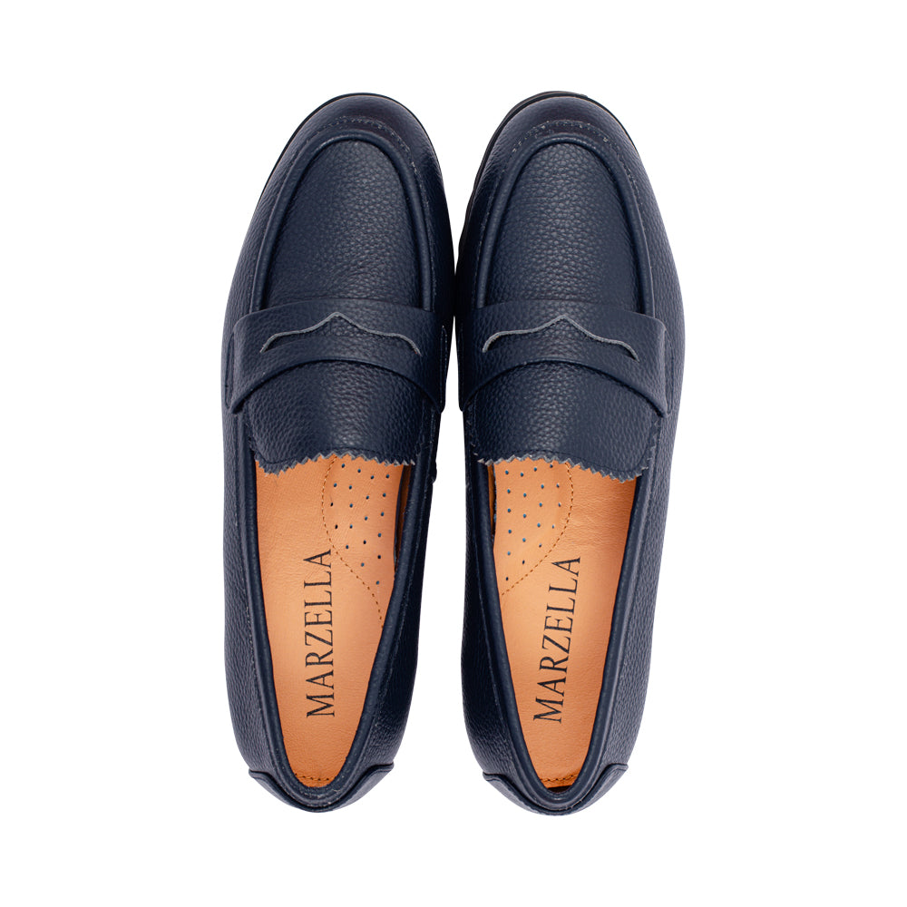 Irwin Navy Pebble Leather F26