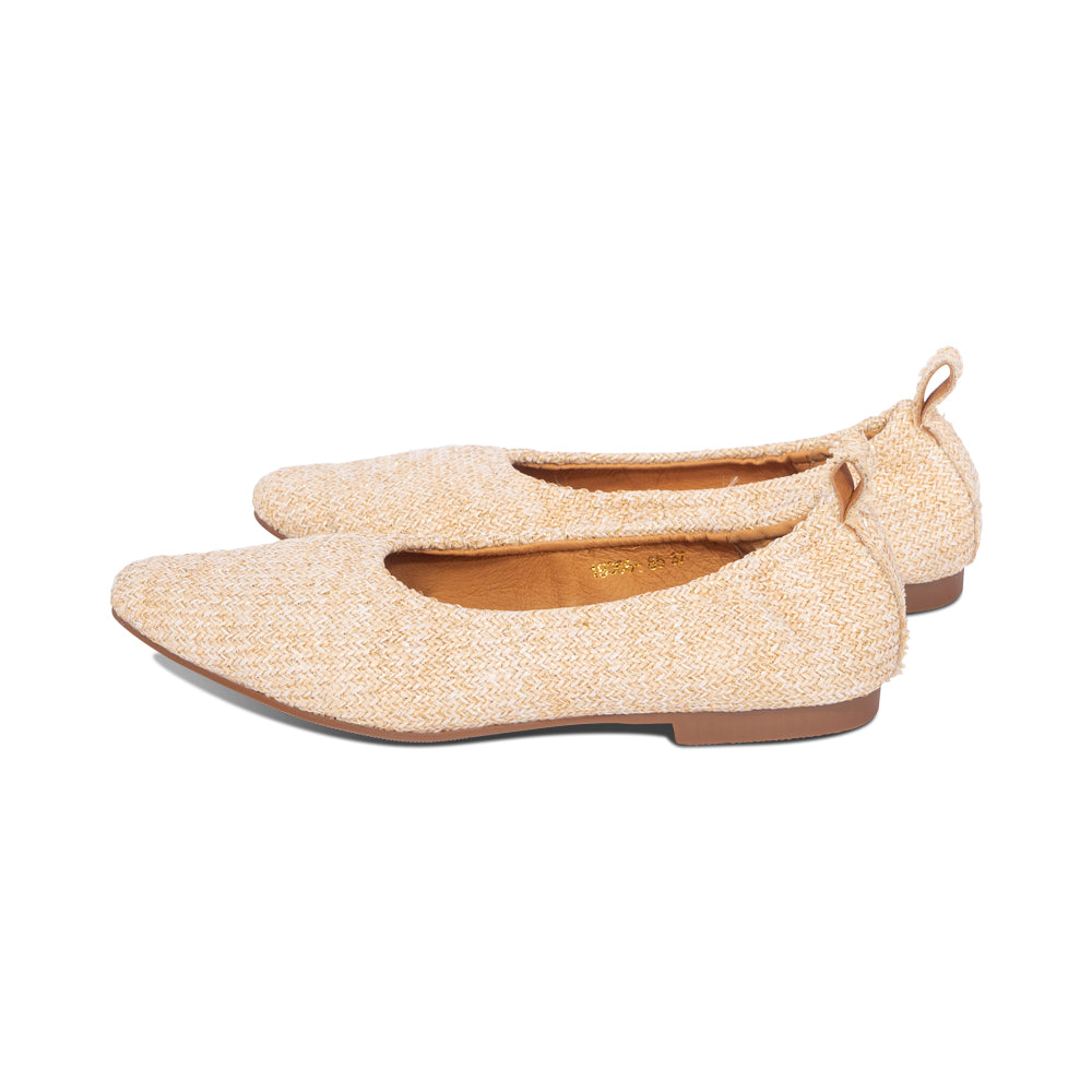 Ivine Ivory/Gold Raffia S26