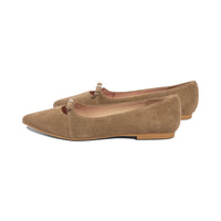 Jacky New Camel Suede F26