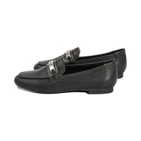 Jaydrop Black Pebble Leather F26