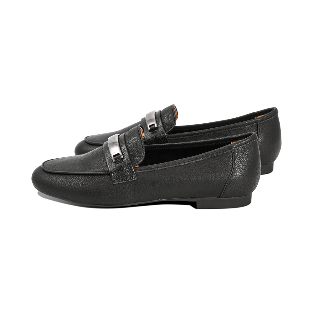 Jaydrop Black Pebble Leather F26