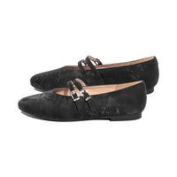 Kendel Black Specialty Print Leather F26