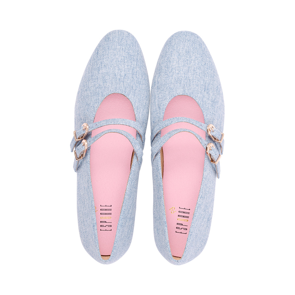 Kendel Retro Blue Fabric S26