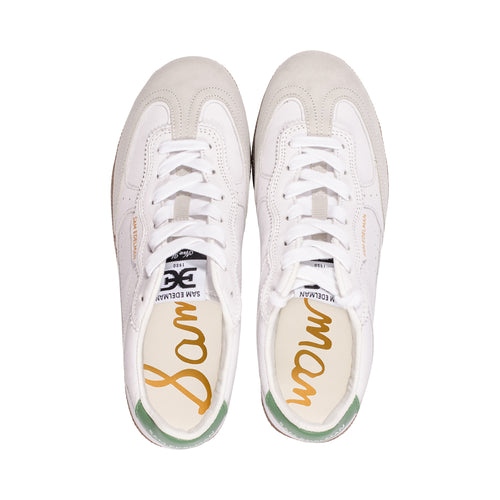 Kitten White / Green Leather S25