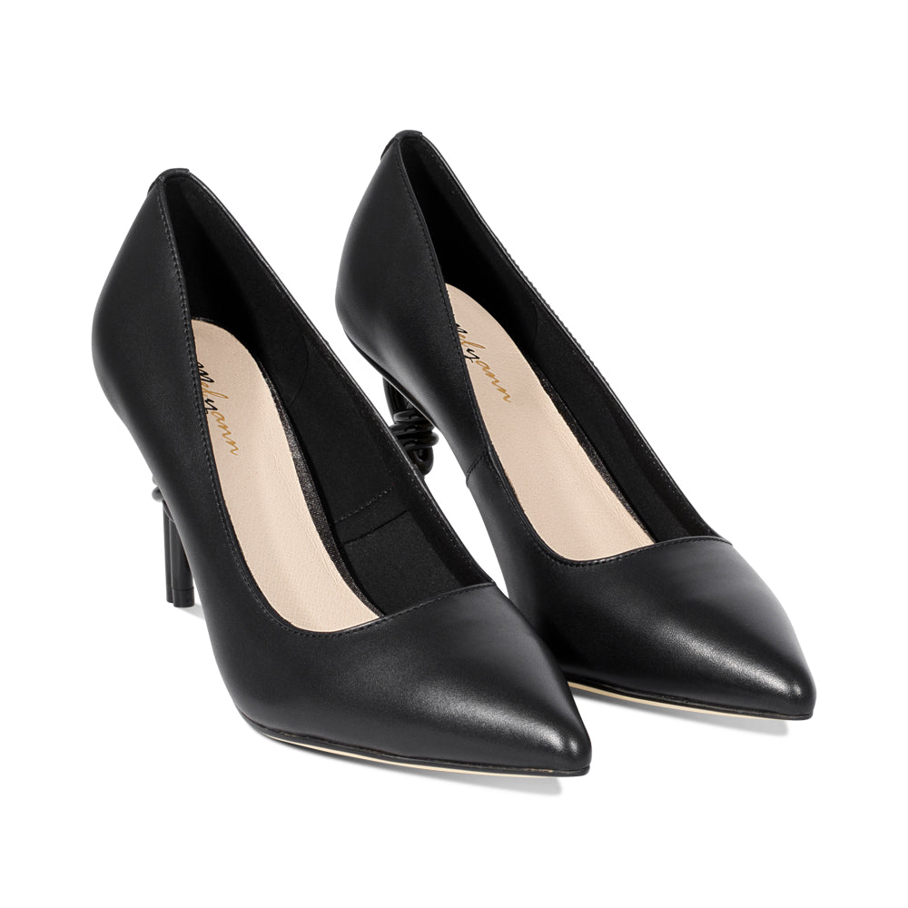 Knot Black Leather / Black F25