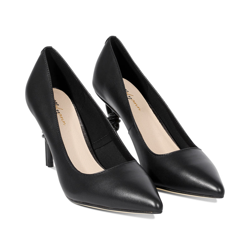 Knot Black Leather / Black F25