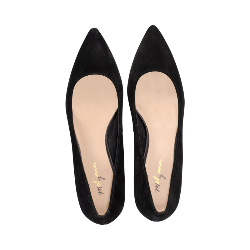 Lank Black Suede F23