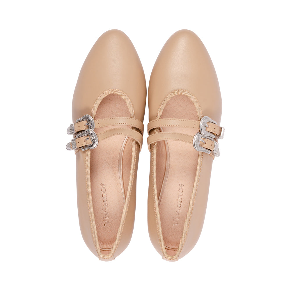 Laura Nude Leather S26