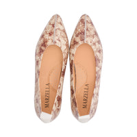 Lecce Gold Floral Specialty Leather S25
