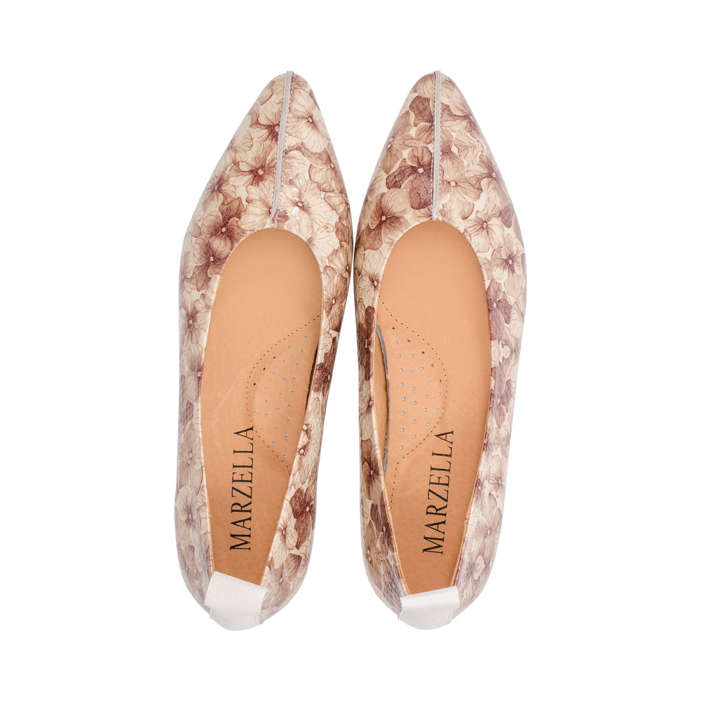 Lecce Gold Floral Specialty Leather S25