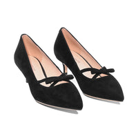 Leena Black Suede F26