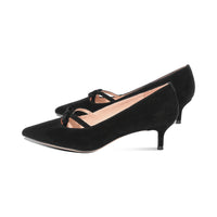 Leena Black Suede F26