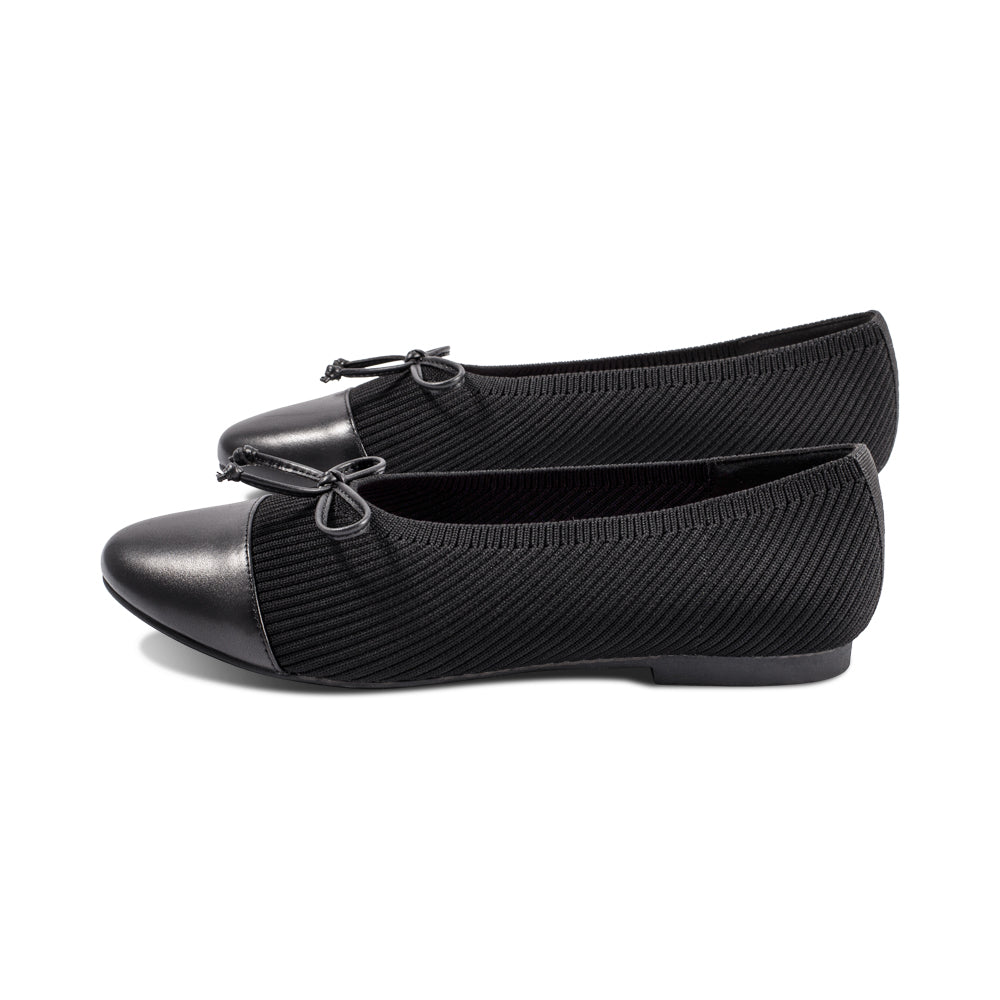 Lel Black Flex Knit / Leather S25