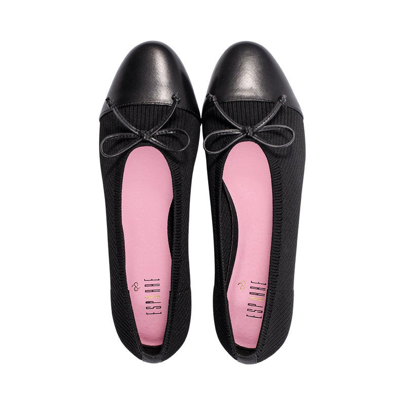 Lel Black Flex Knit / Leather S25