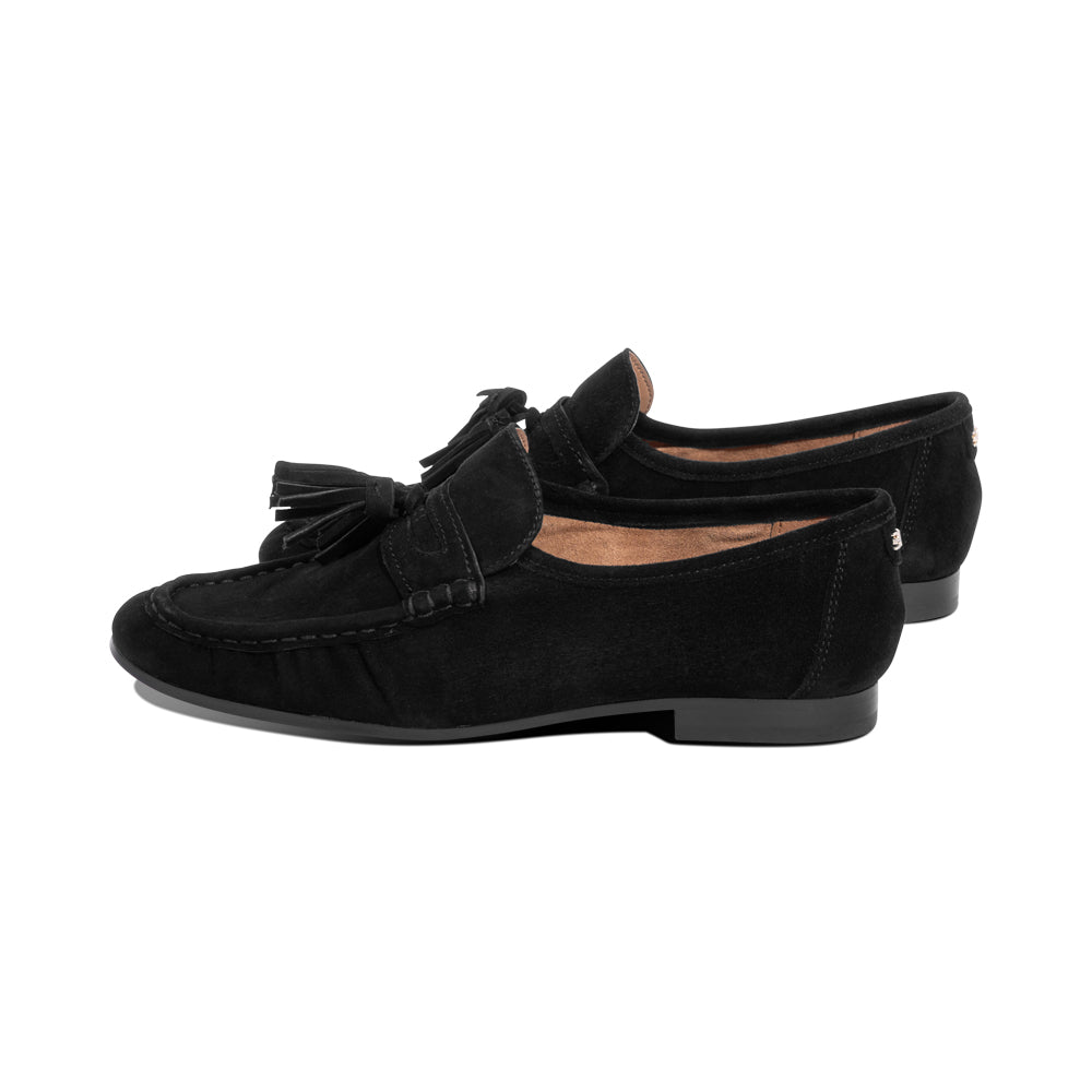 Leora Black Suede F26