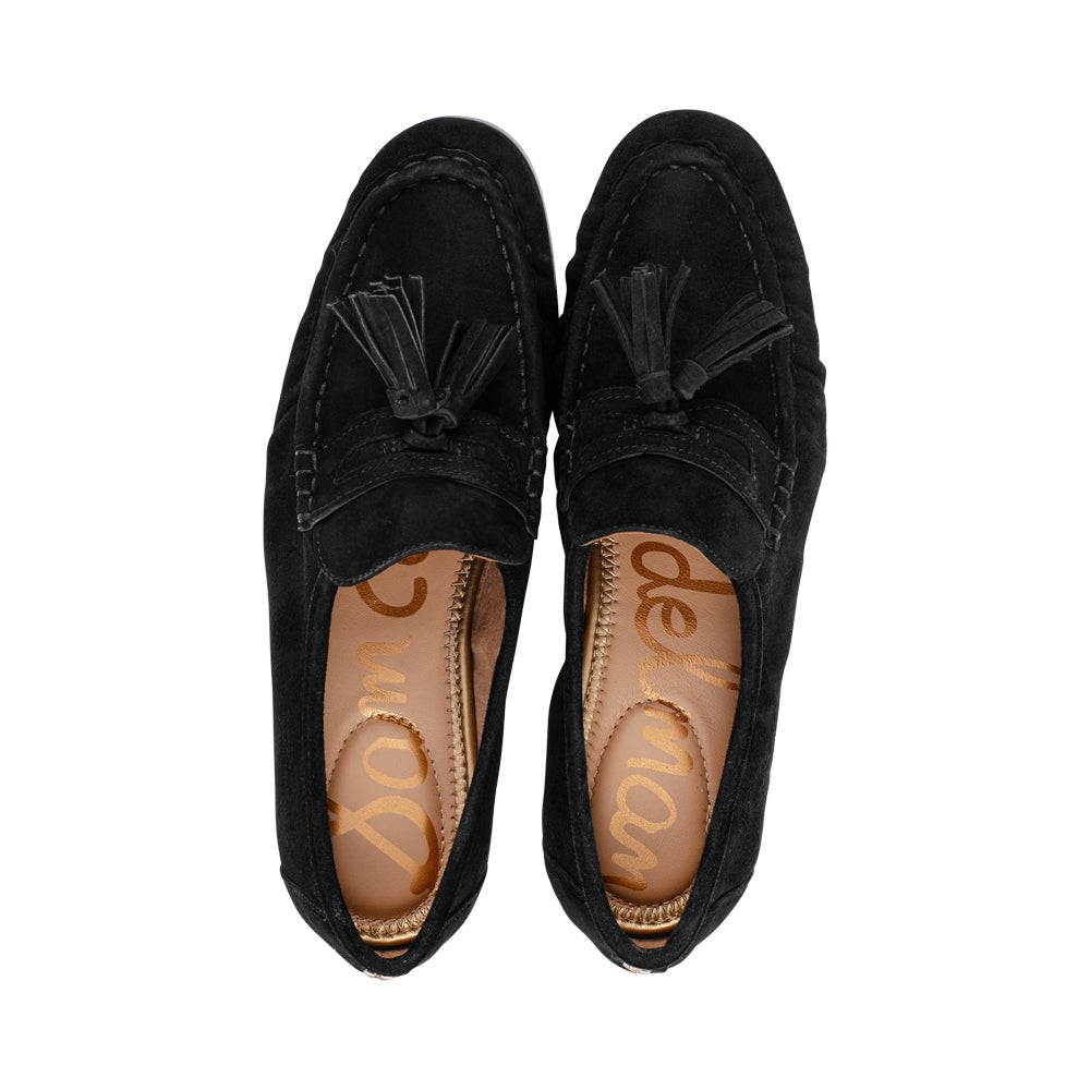 Leora Black Suede F26