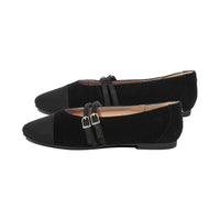 Lessy Black Suede / Grosgrain F26