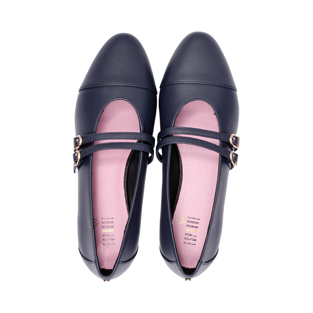 Lessy Navy Leather F26