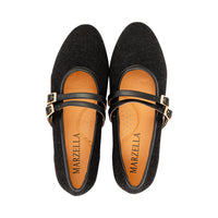 Leva Charcoal Herringbone F26