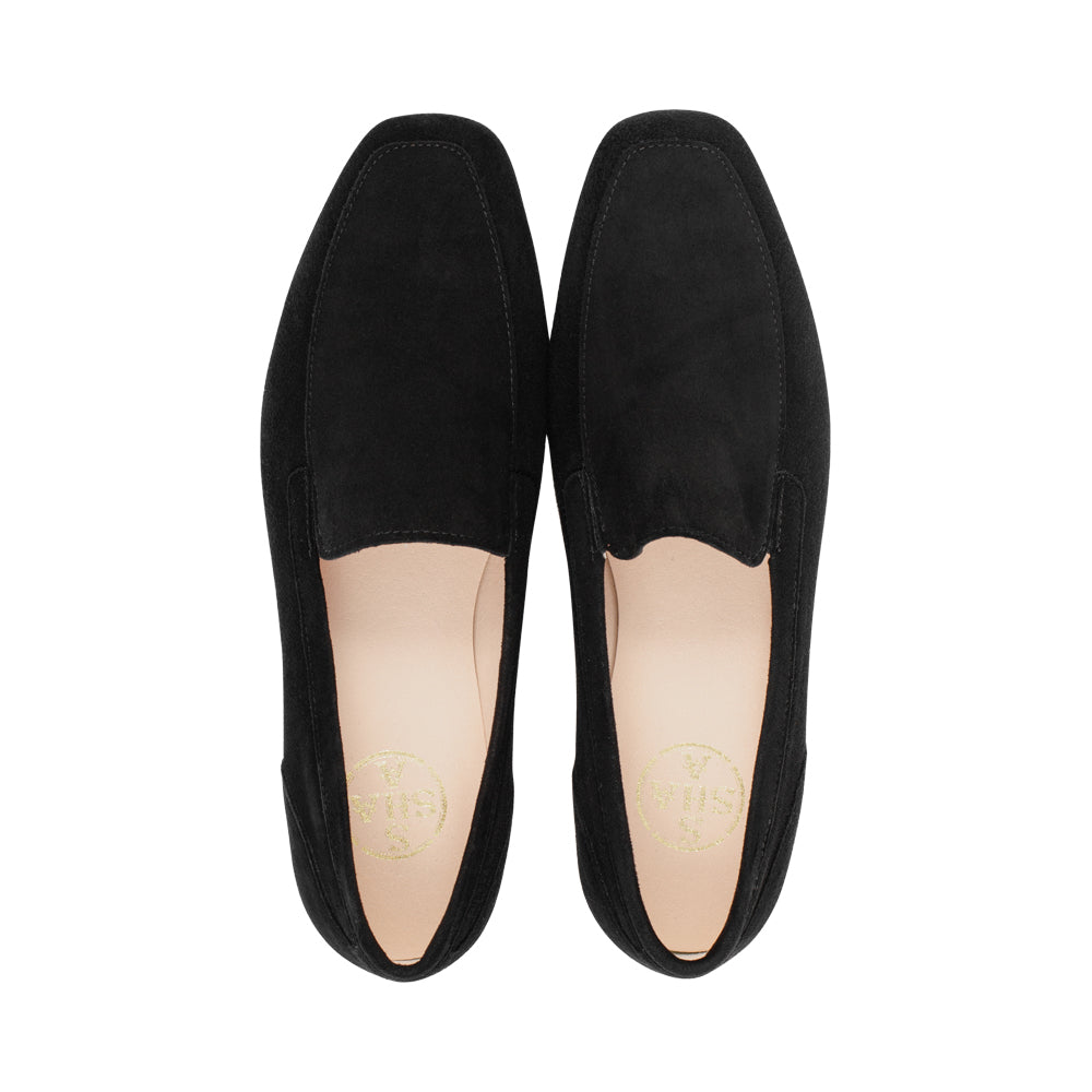 Liat Black Suede F26