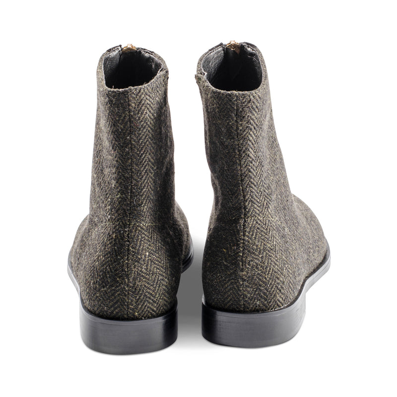 Lily Olive Herringbone F23