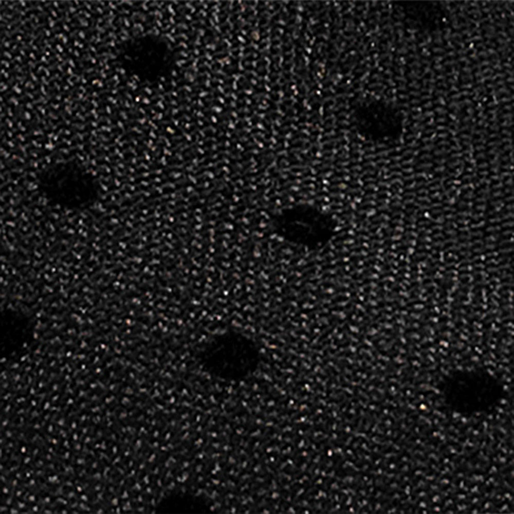 Liz Black Polka Dot Fabric F26