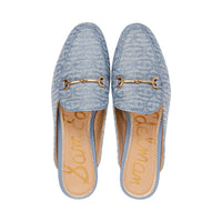 Lizzie Azure Blue Logo Fabric S26