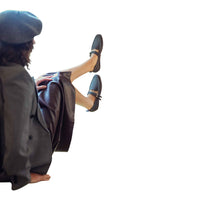 Lovely Black Jean Leather F25