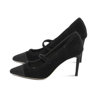 Manna Black Suede / Grosgrain F26