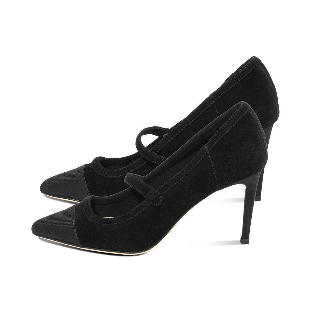 Manna Black Suede / Grosgrain PreOrder F26